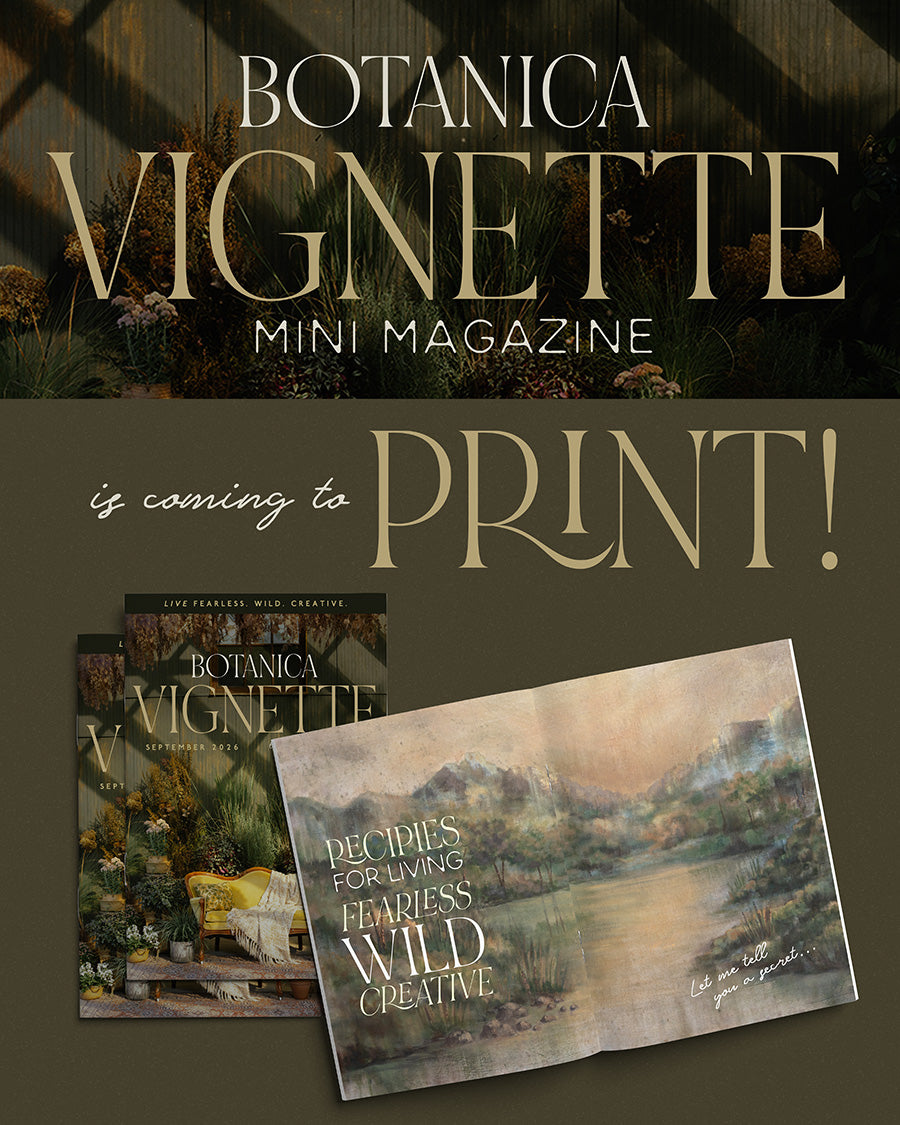 Botanica Vignette Mini Magazine in PRINT